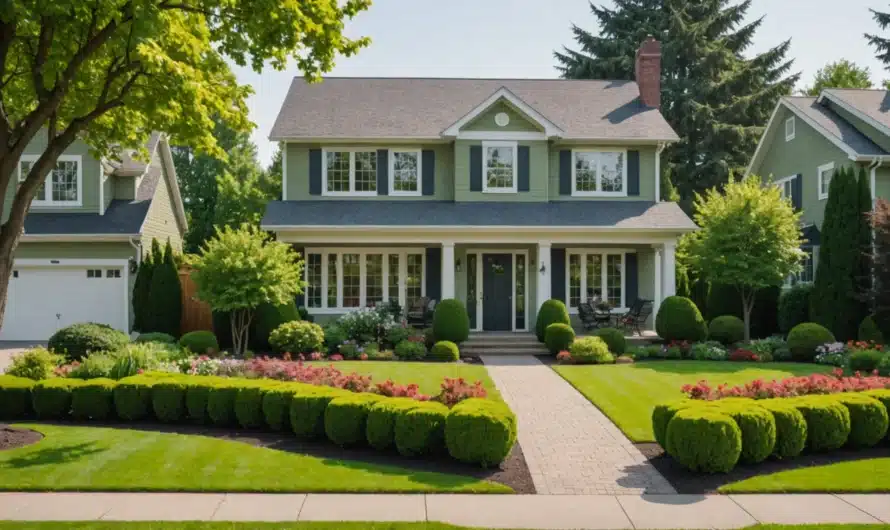 Aménagez un espace vert élégant devant votre maison