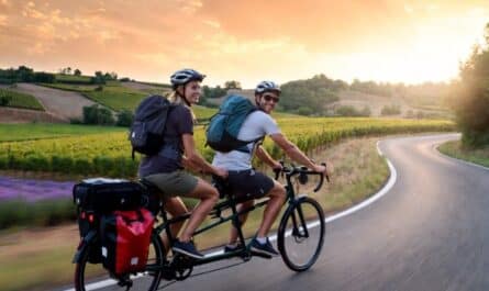 cyclotourisme en tandem