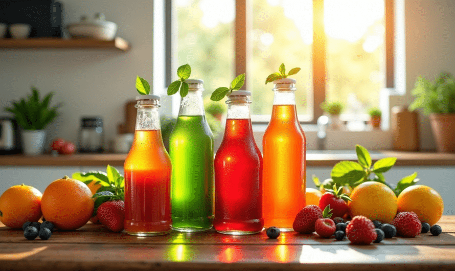 Les boissons naturelles qui remplacent progressivement les sodas industriels
