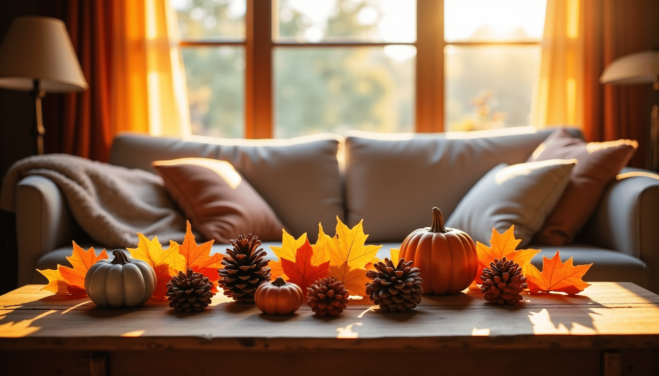 Concevoir des décorations saisonnières artisanales avec un petit budget