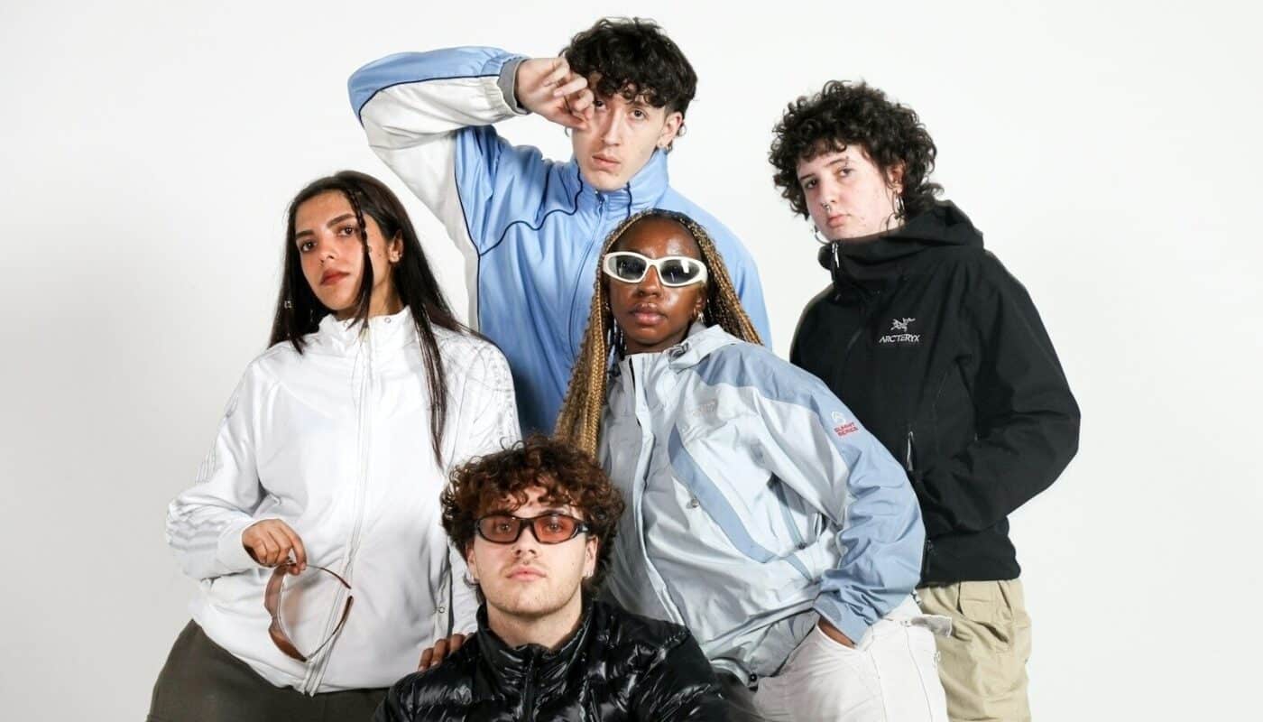 a group of young people posing for a picture