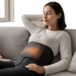 Illustration d’une bouteille isotherme premium dans un univers sobre et rassurant. L’image évoque la praticité au quotidien, au bureau comme en déplacement.