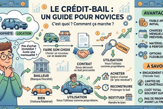 Le guide essentiel du crédit-bail : tout ce que les débutants doivent savoir