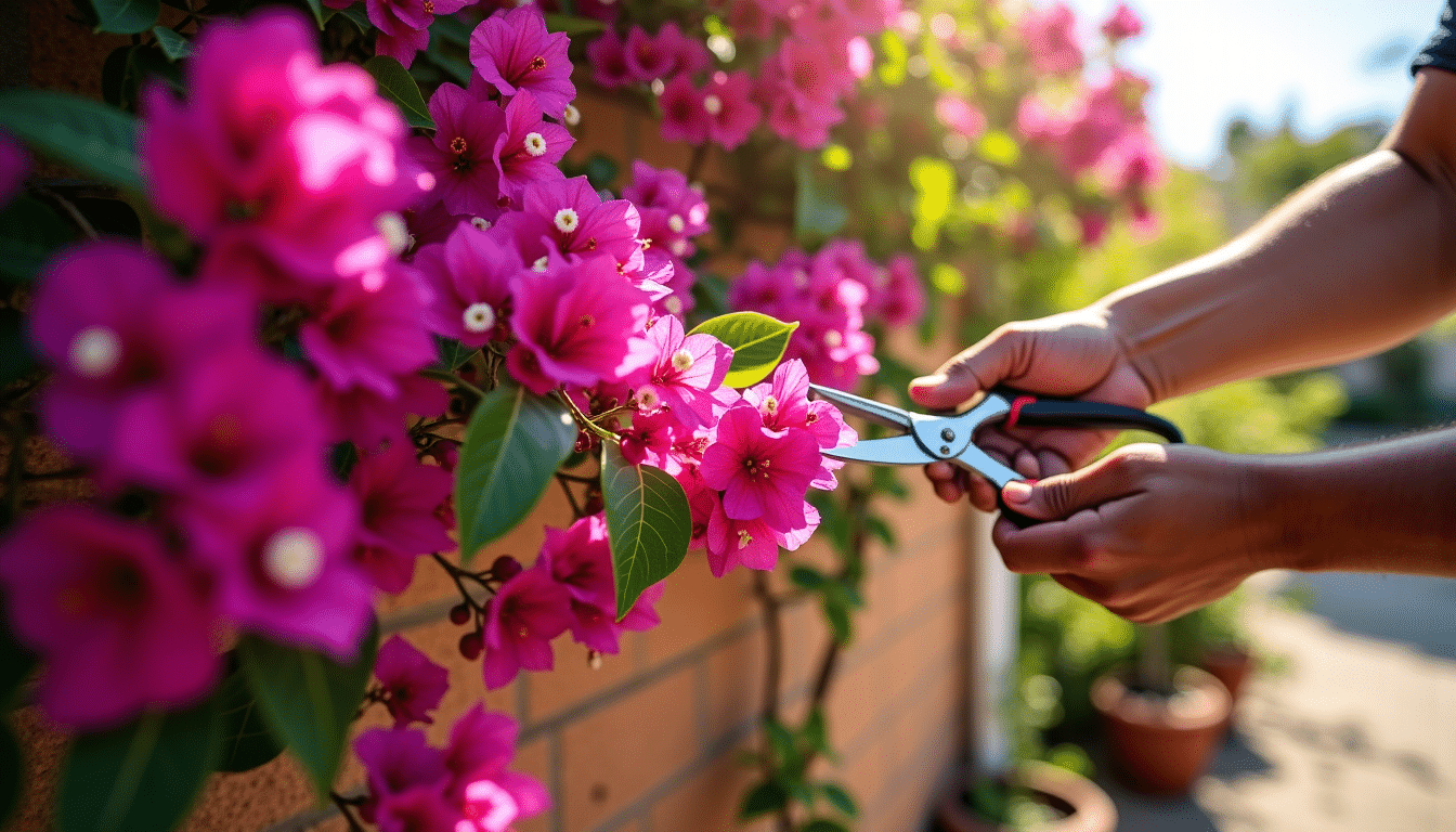 Quand tailler un bougainvillier pour favoriser sa floraison