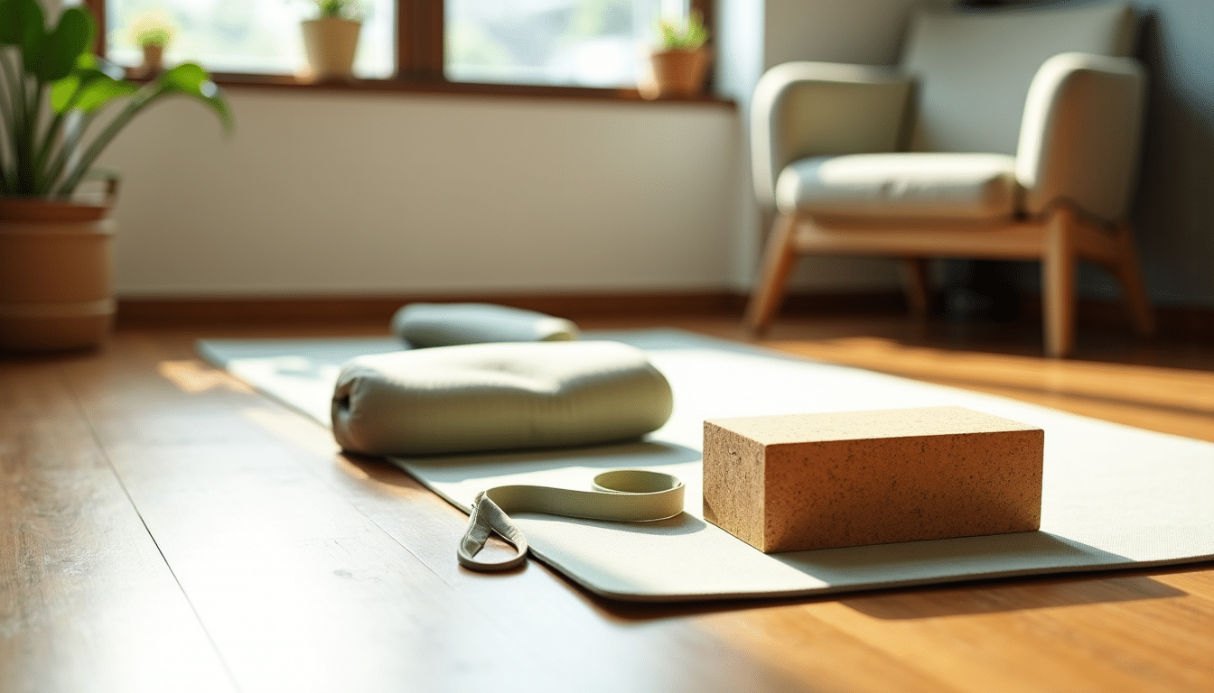 Quels accessoires de yoga sont vraiment utiles à la maison